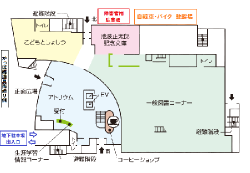 駐車場等案内図