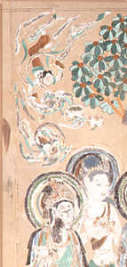 敦煌莫高窟壁画第322窟 南壁 説法図(初唐)