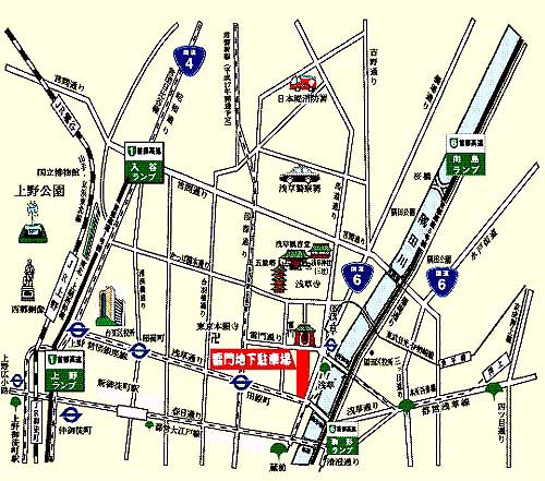 駐車場の位置図