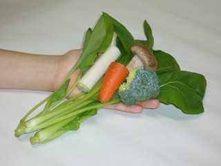 野菜120gの写真